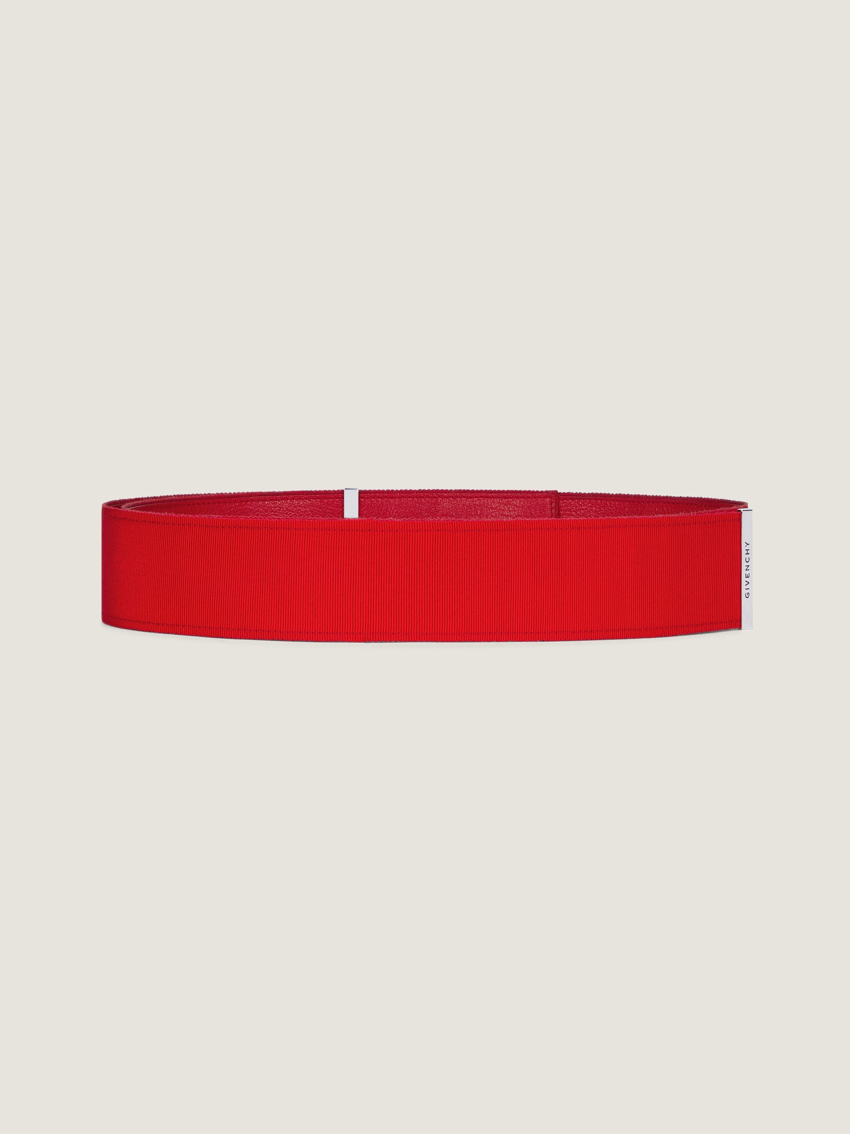 Long belt in gros grain